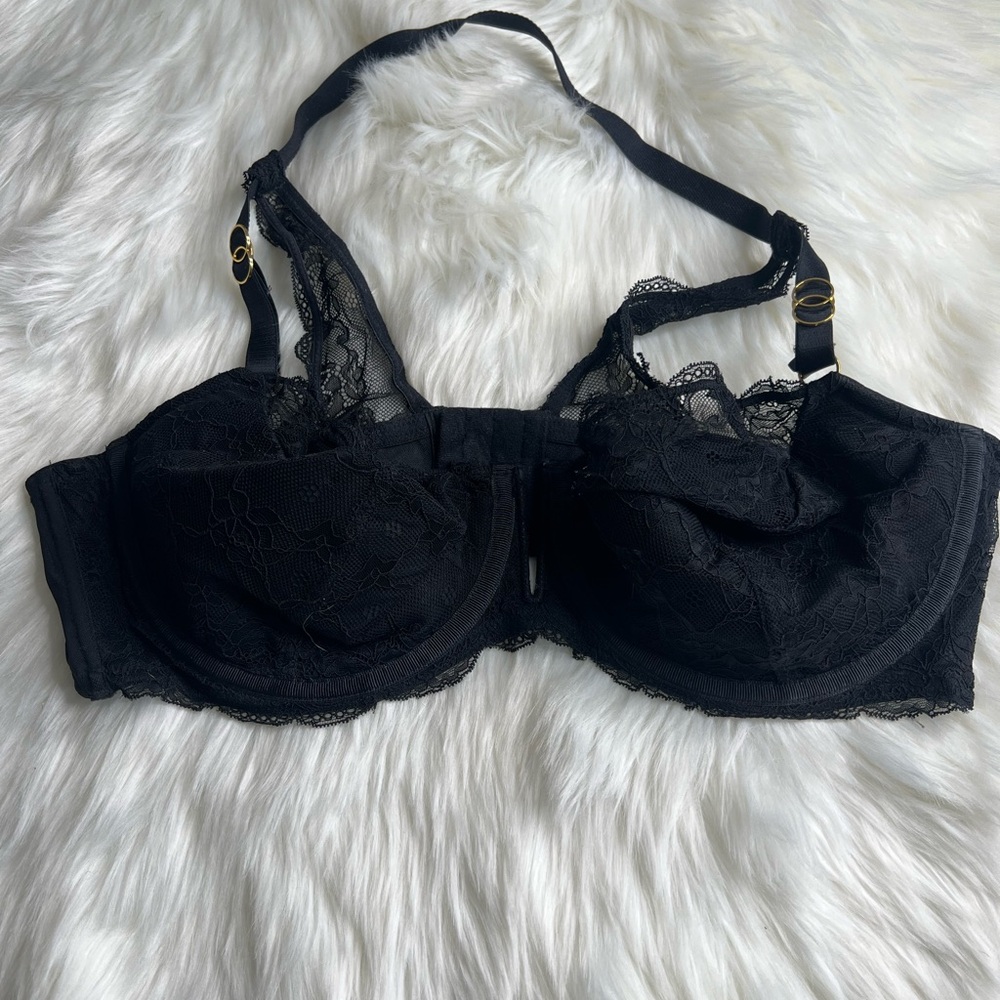 Cacique Black Lace Bra Size 44DD